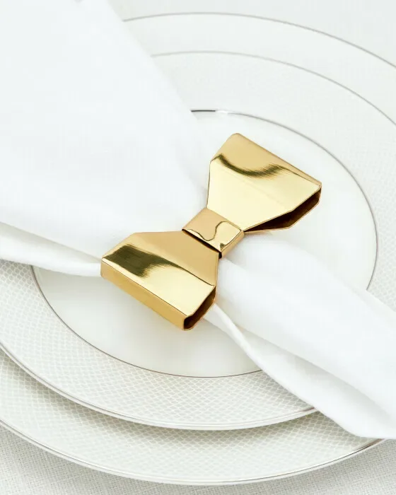 Bowie Napkin Rings Brass 2-pack