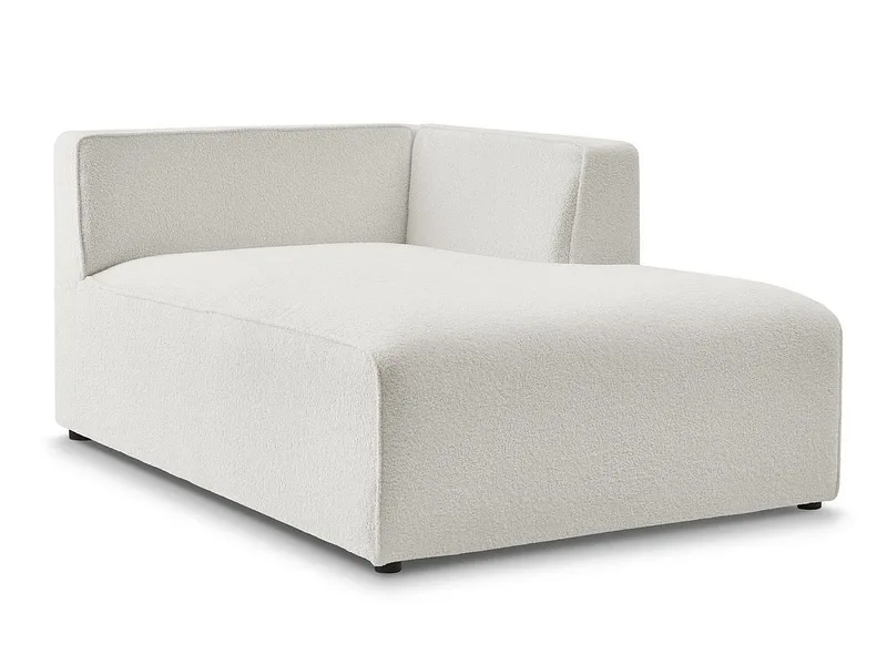 Récamière BOBOCHIC MEGEVE Boucle-Stoff weiss