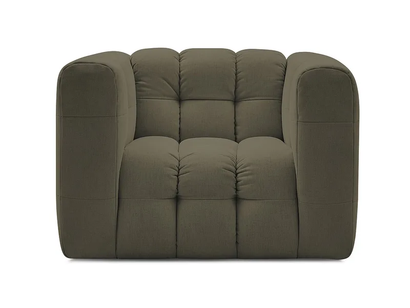 Sessel BOBOCHIC ULYSSE Stoff grün