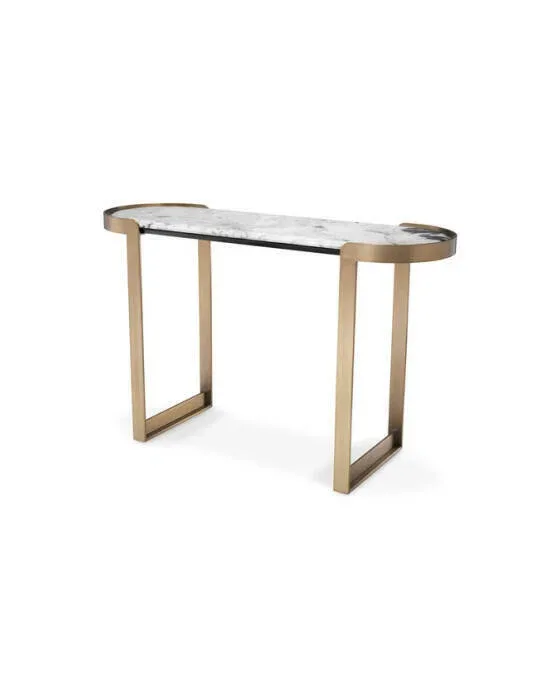 Fabio konsolbord brushed brass