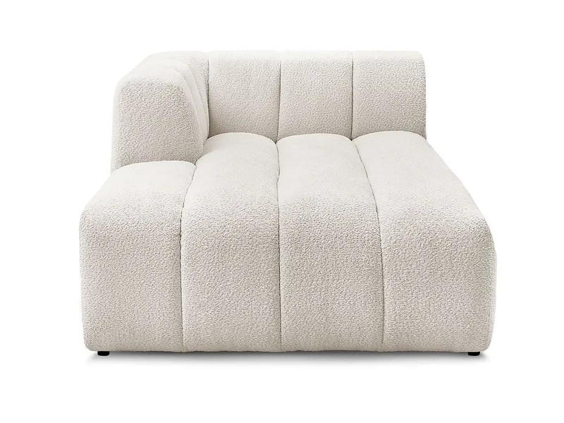 Récamière BOBOCHIC ANNECY Boucle-Stoff weiss