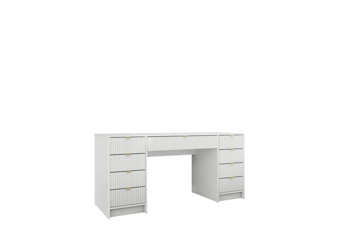 Gudelia Sminkbord 154 cm - Vit