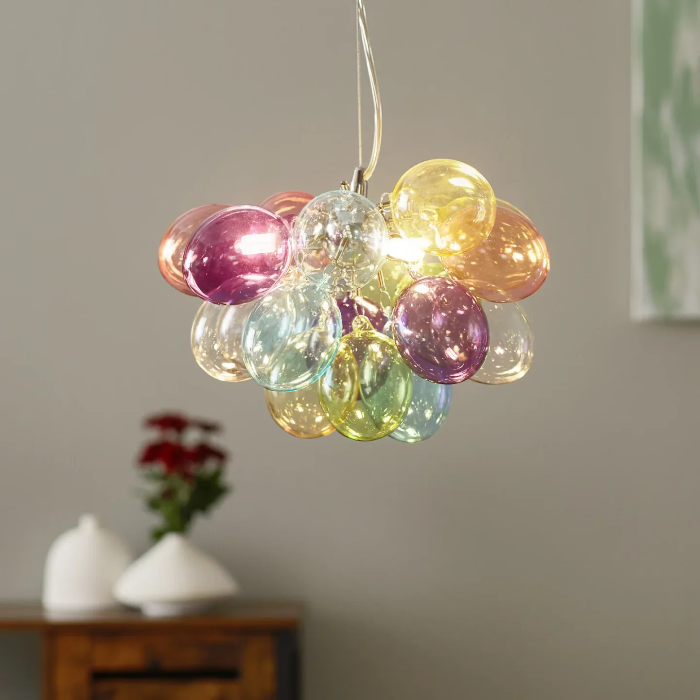 Gross Pendelleuchte Ø30 Multi - By Rydéns - Wohnzimmer - Design - Glas - Einflammig