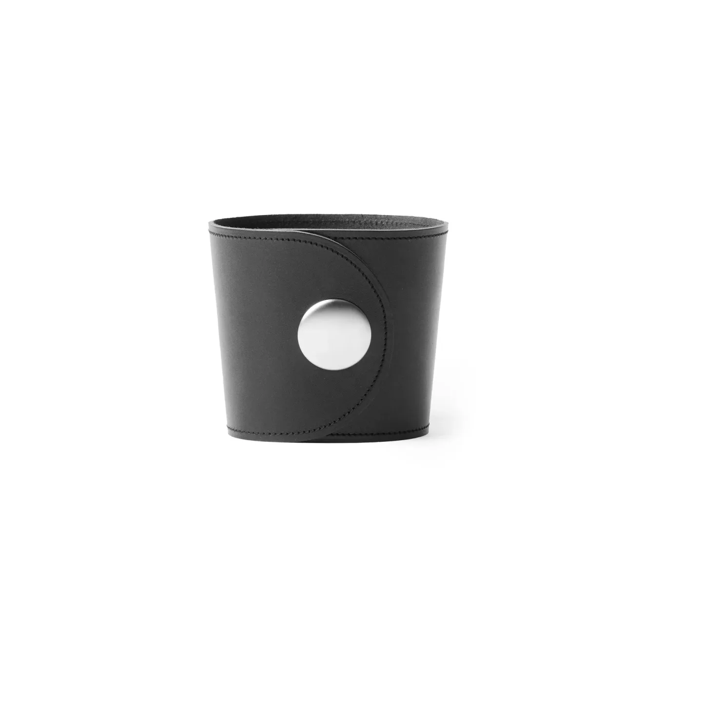 A2 Hug Blumentopf Tärnsjö Leder schwarz, Ø12x14 cm