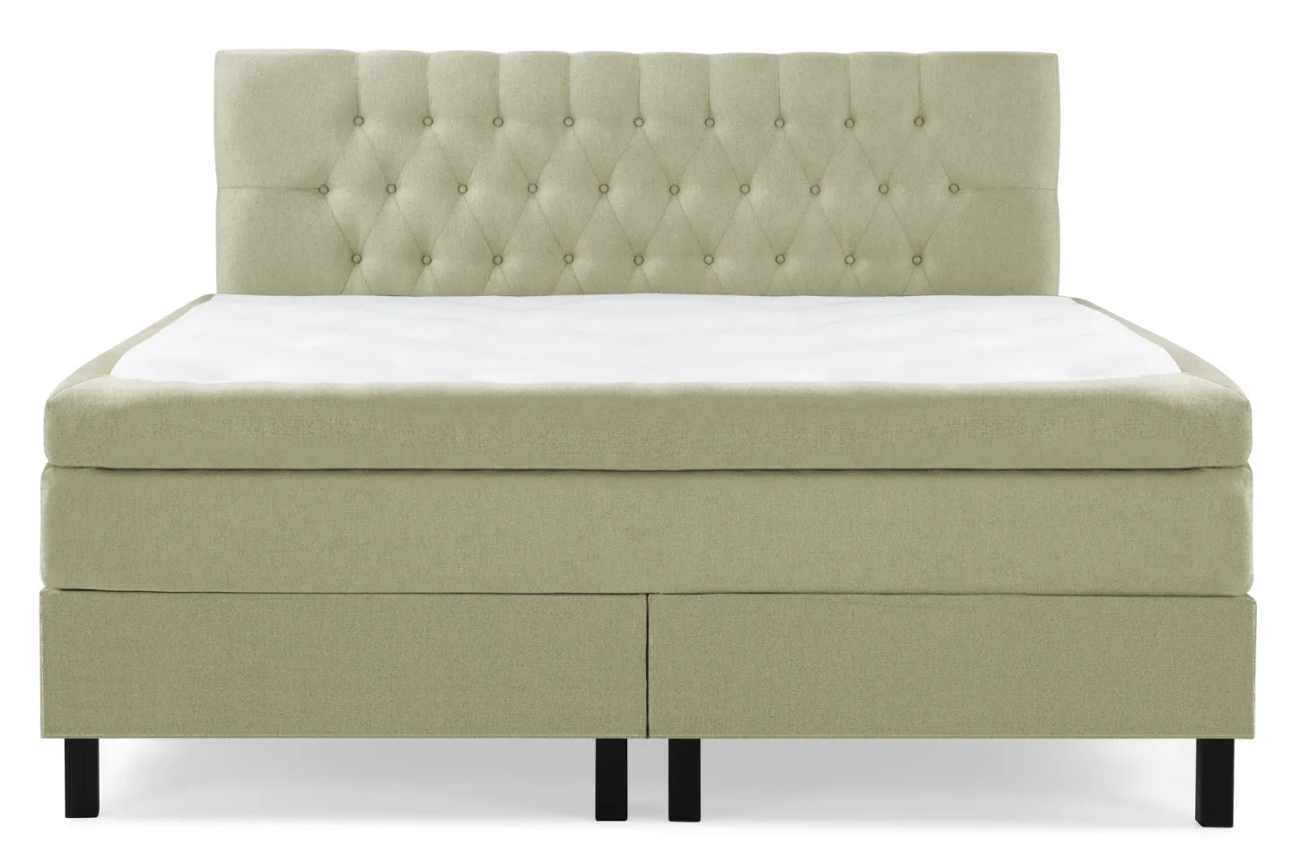 Lucky Komplett Sängpaket 180x200 Polyeter Diamant Sänggavel - Grön