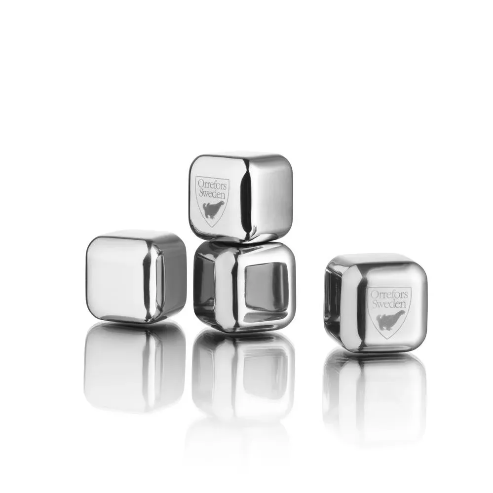 Orrefors City whiskeystenar 4-pack rostfritt stål