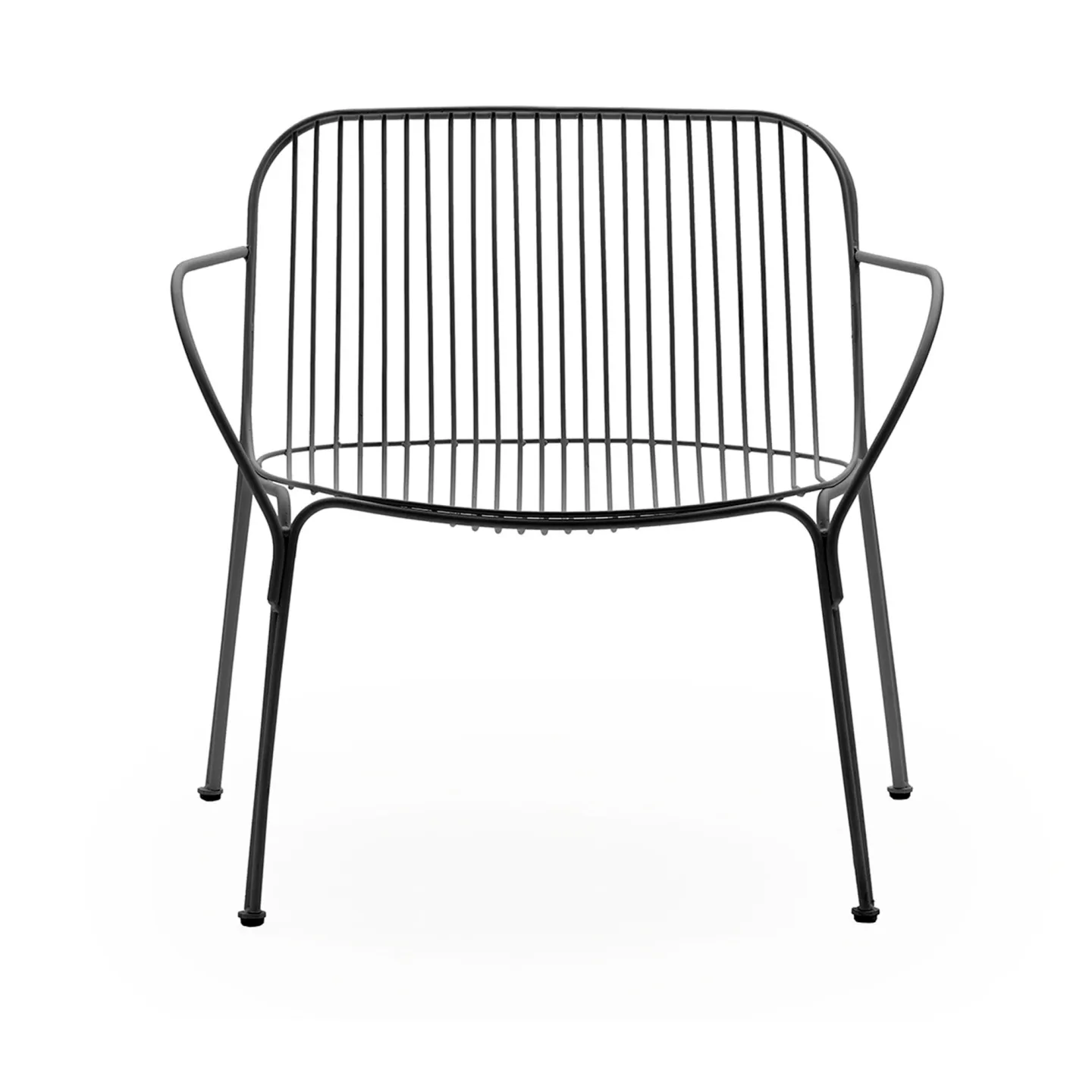 Kartell - Hiray Armchair Black - Fåtöljer utomhus - Ludovica + Roberto Palomba - Svart - Metall
