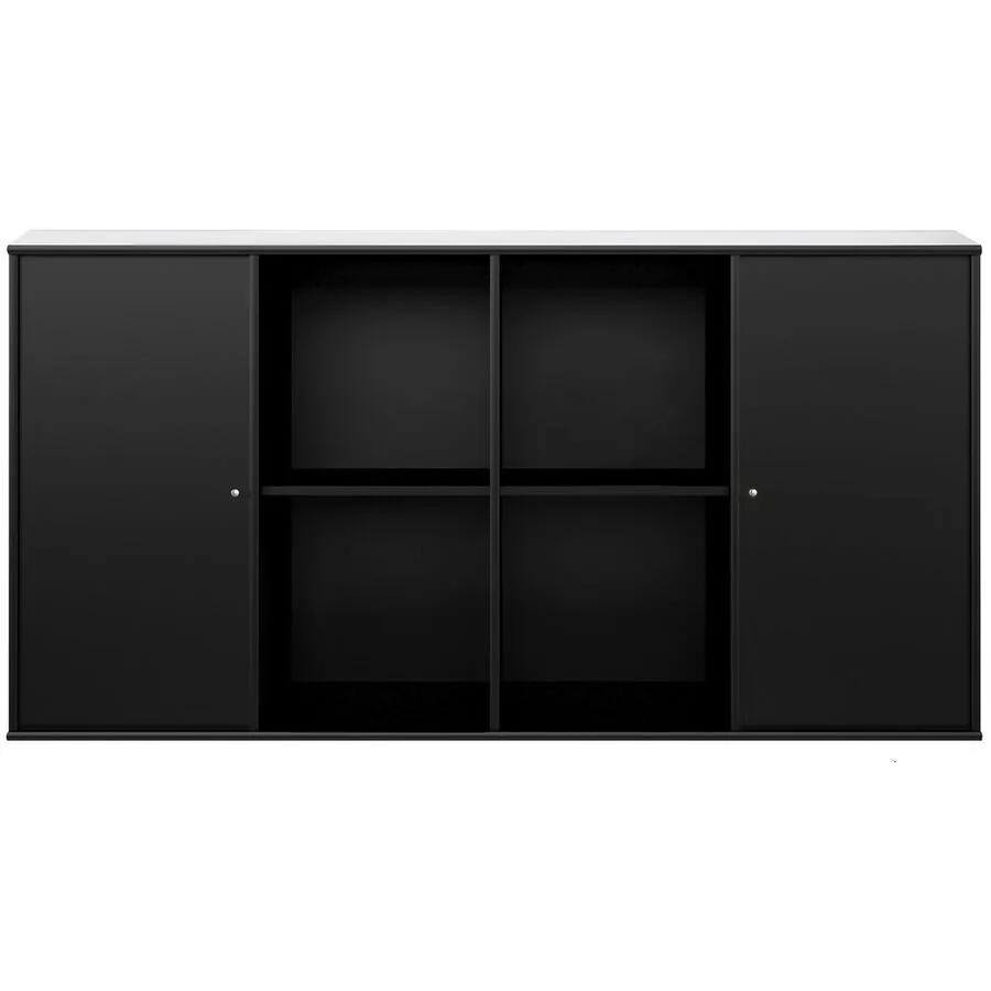 Sideboard Mister Schwarz Holzwerkstoff 136 cm 69 cm