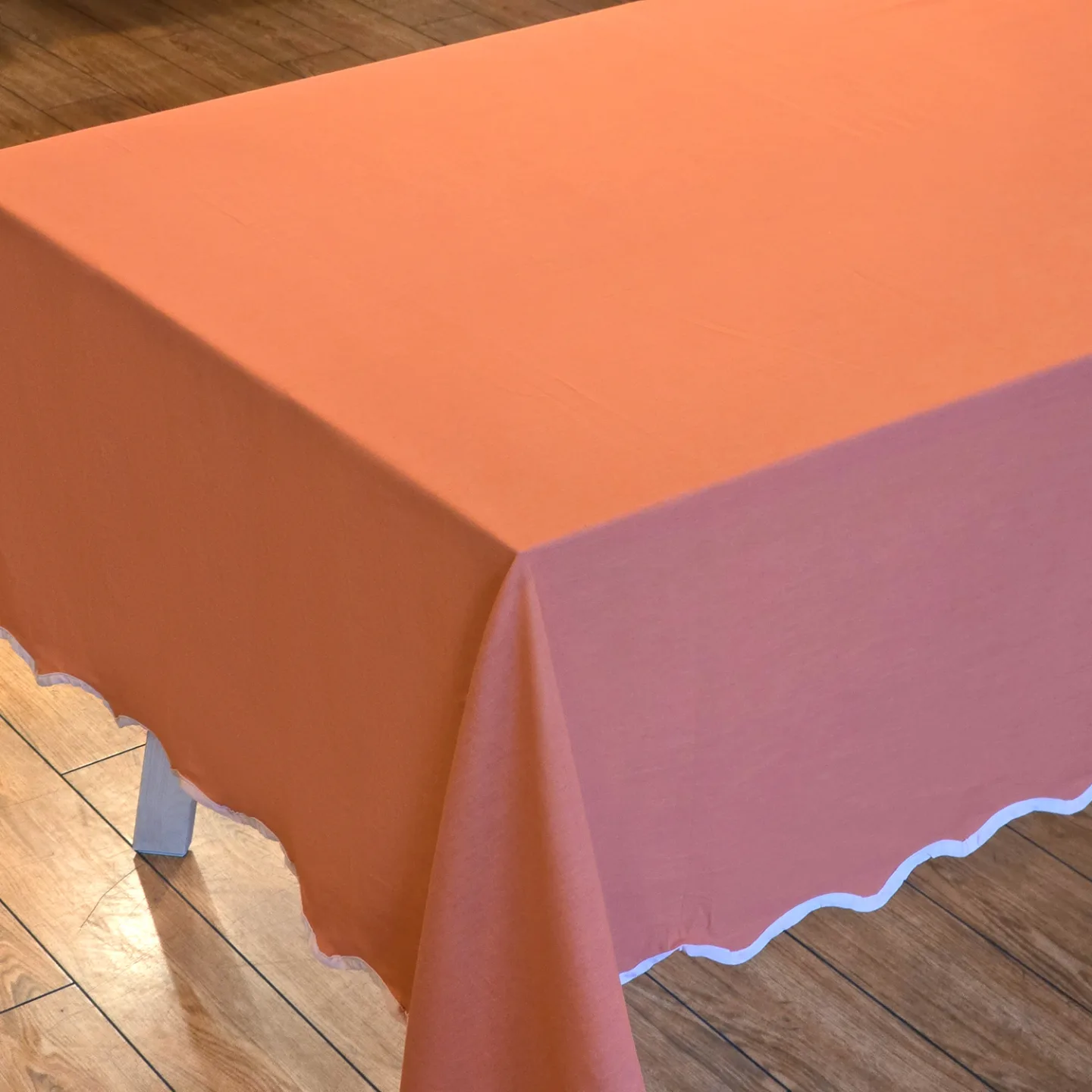 Dukar - Bomullsduk Yrsa (rust) (Størrelse: 140 x 250 cm)