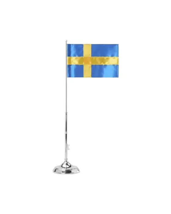 Flaggstång silver