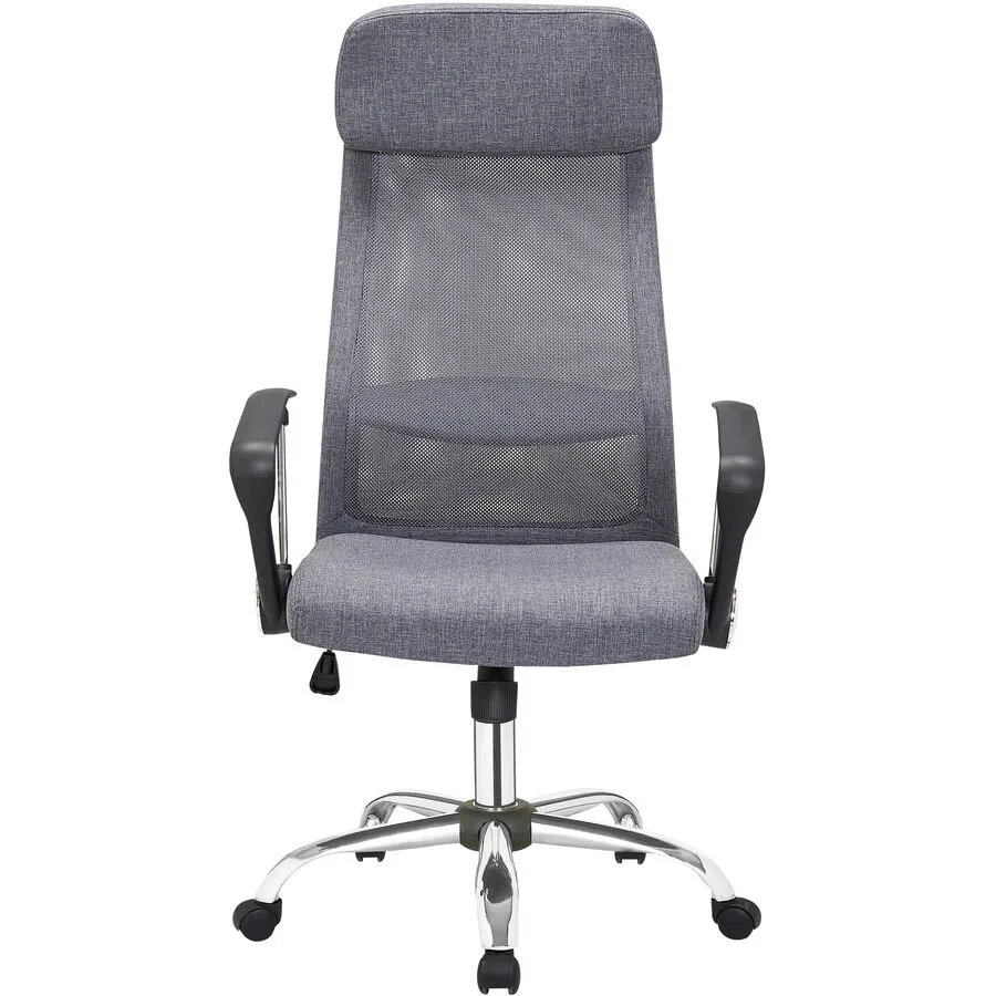 Bürostuhl Anu grau Nylon Stoff H 118 cm