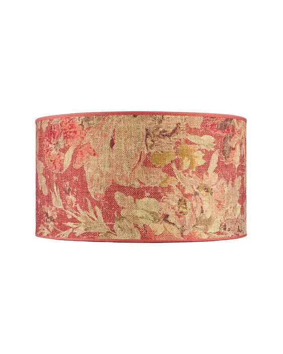 Cylinder lampskærm rosewood flower rouge