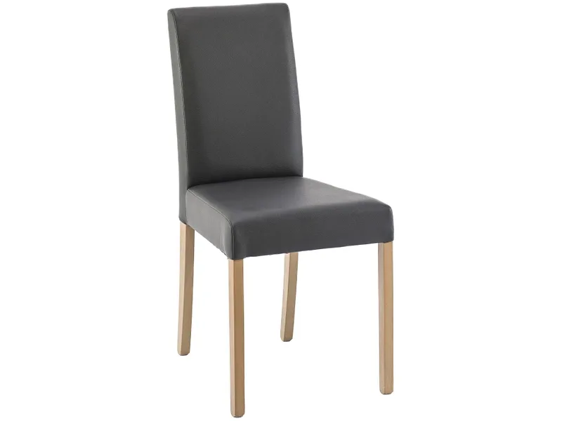 Stuhl BROWNY Synthetisches Leder schwarz