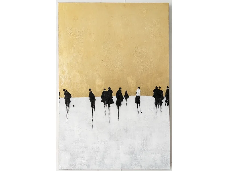 Ölgemälde auf Leinwand ROKIA 1 Stück mehrfarbig 80x120x3.5cm