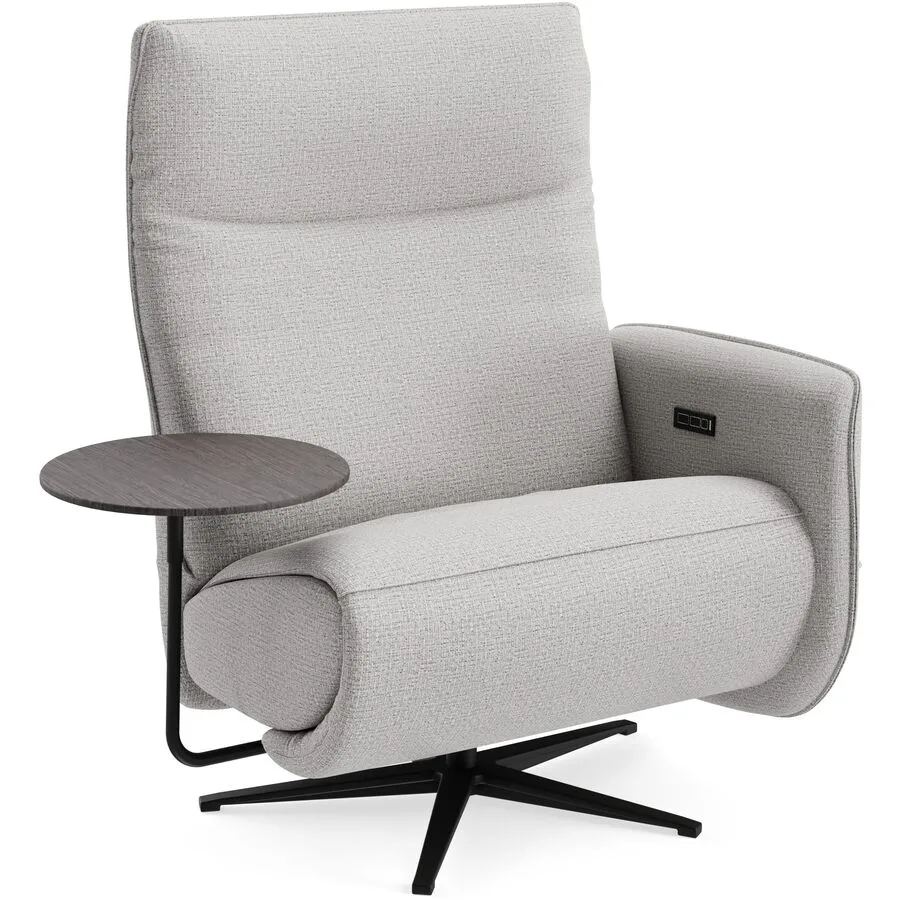 Relaxsessel Lidja graubeige Stoff T 170 B 122 H 112 cm - Möbel Konfigurator: Traummöbel individuell zusammenstellen