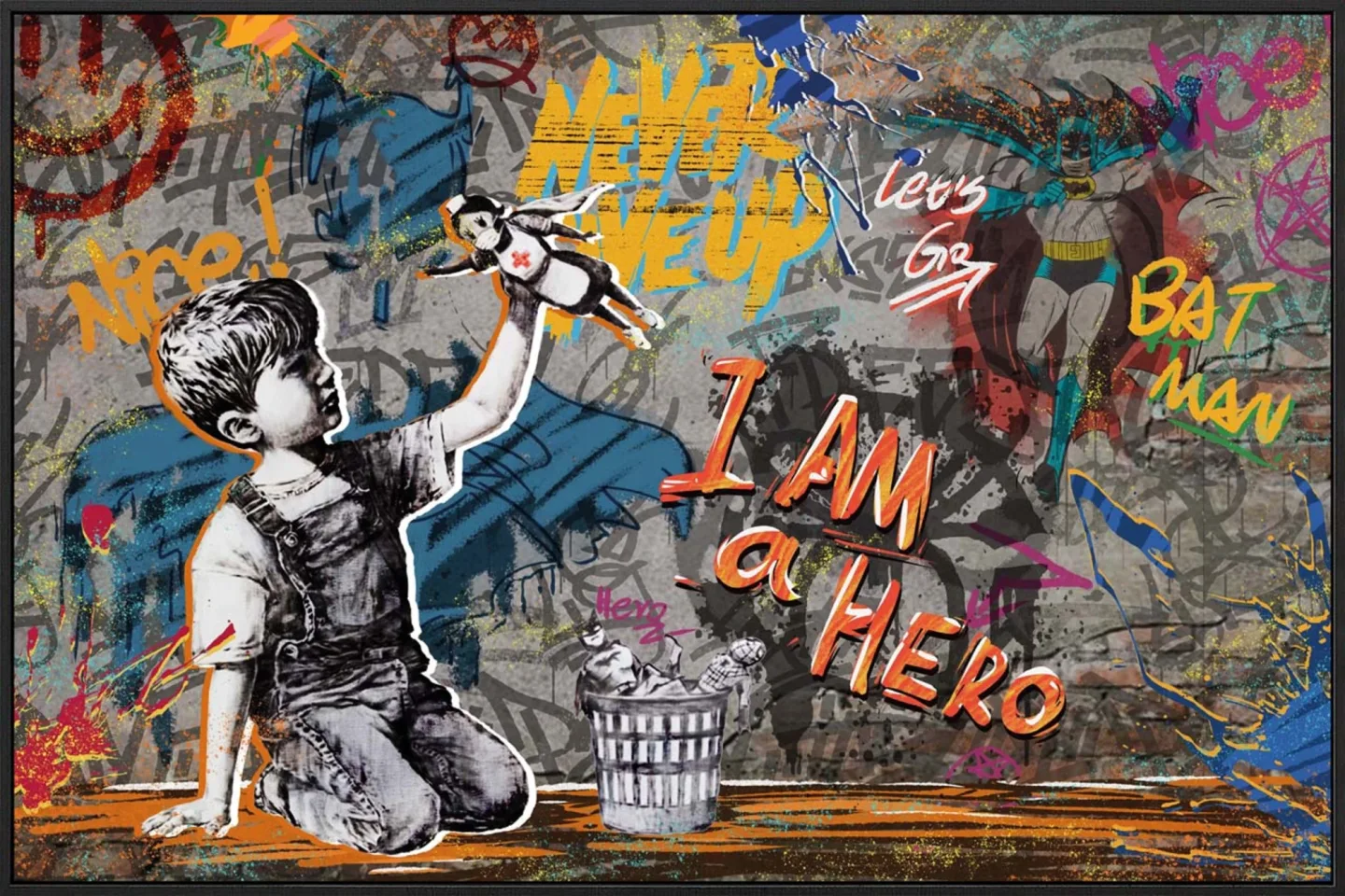 image LAND Gemälde I am a Hero | Schubiger Möbel