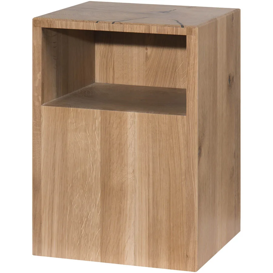 Hocker Reto Wildeiche massiv - Material: Holz