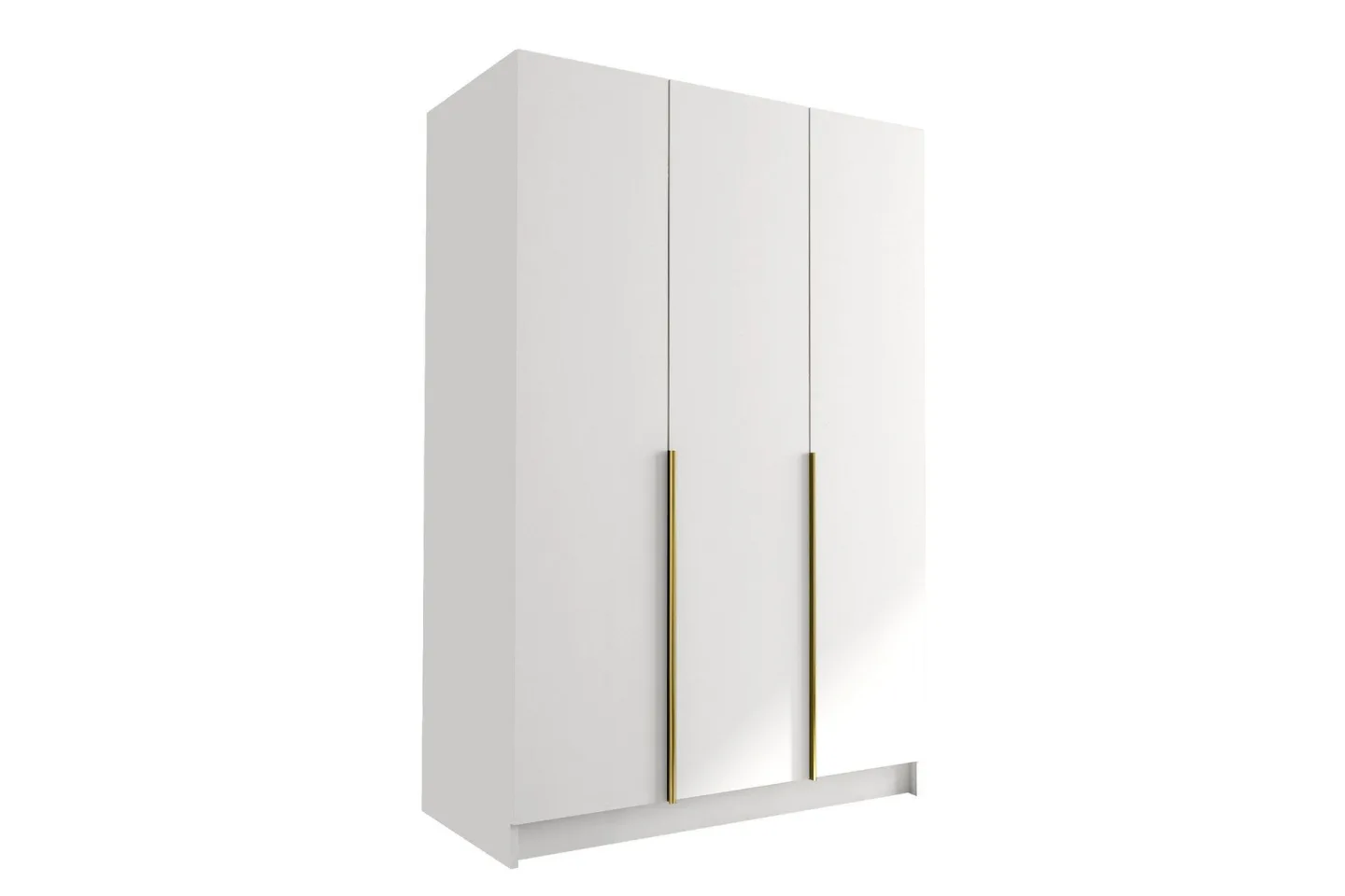 Herrljunga Garderob 150 cm - Vit/Guld