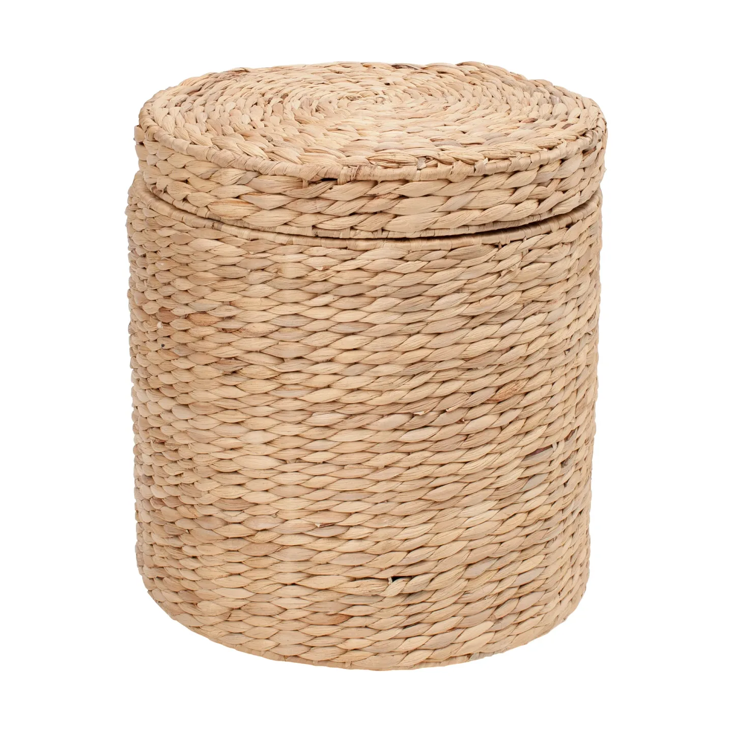 Dixie Lily Pouf mit Deckel Ø41x43 cm Natural