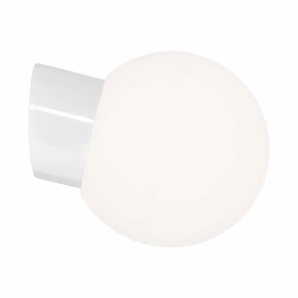 Classic Glob Matt Opalglas Vit Sned Ø180mm