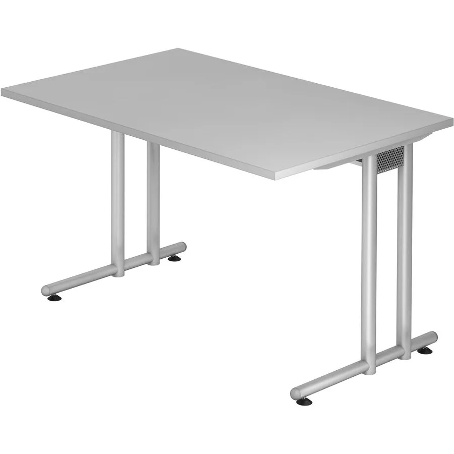 Schreibtisch Office grau Holzwerkstoff B 120 T 80 cm