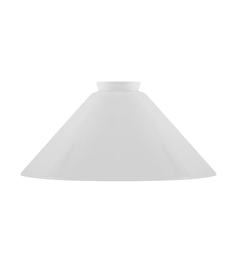 Karlskrona lampfabrik - Hög skomakarskärm 60/250 - Tillbehör - Vit