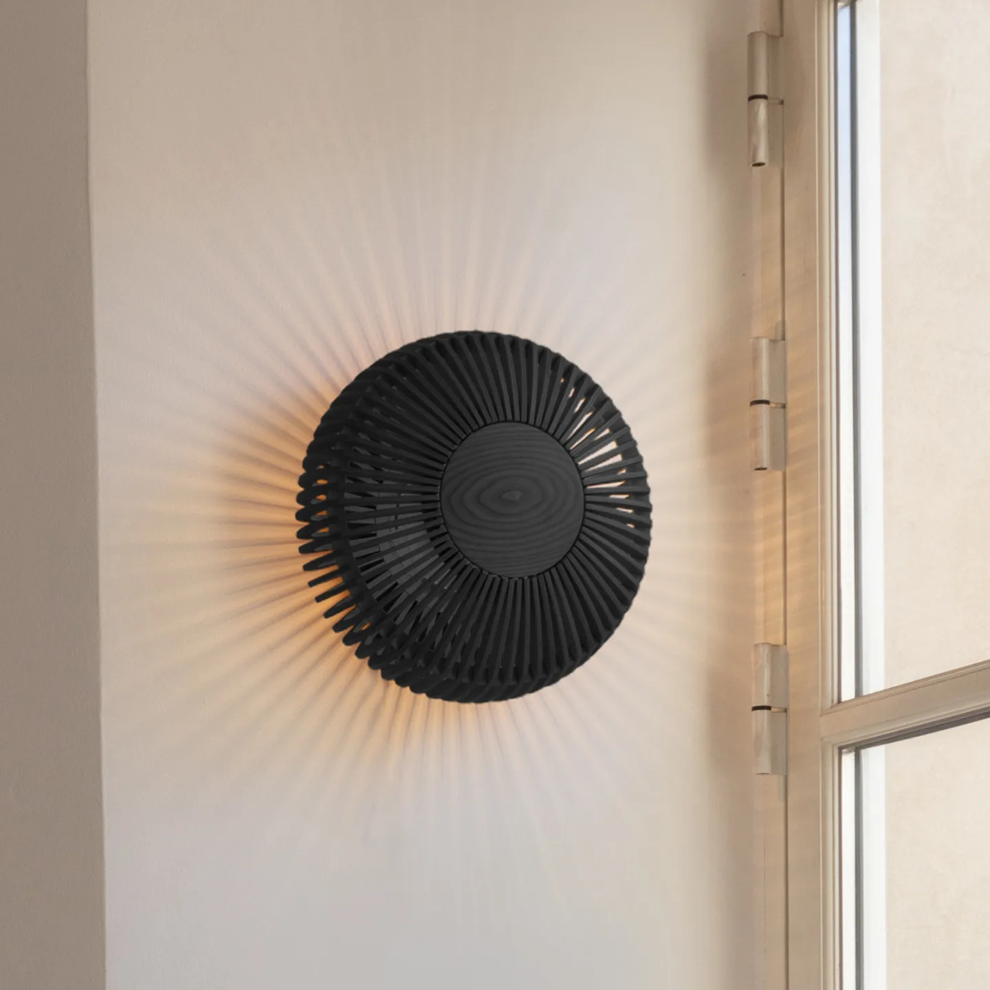 Umage Clava Up Wandleuchte medium Schwarze Eiche