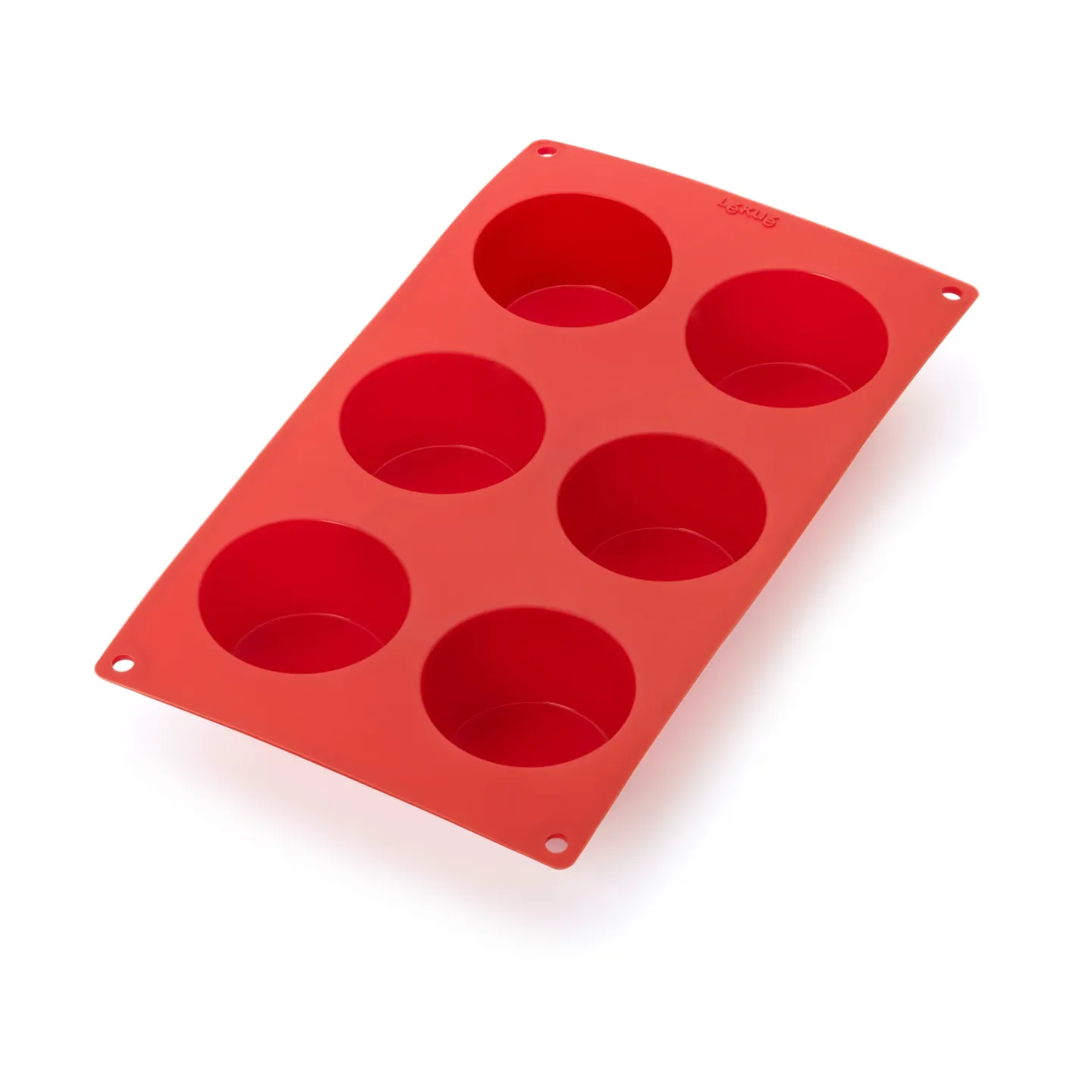Lékué Lékué Muffinformen Silikon 6 Stk. Rot