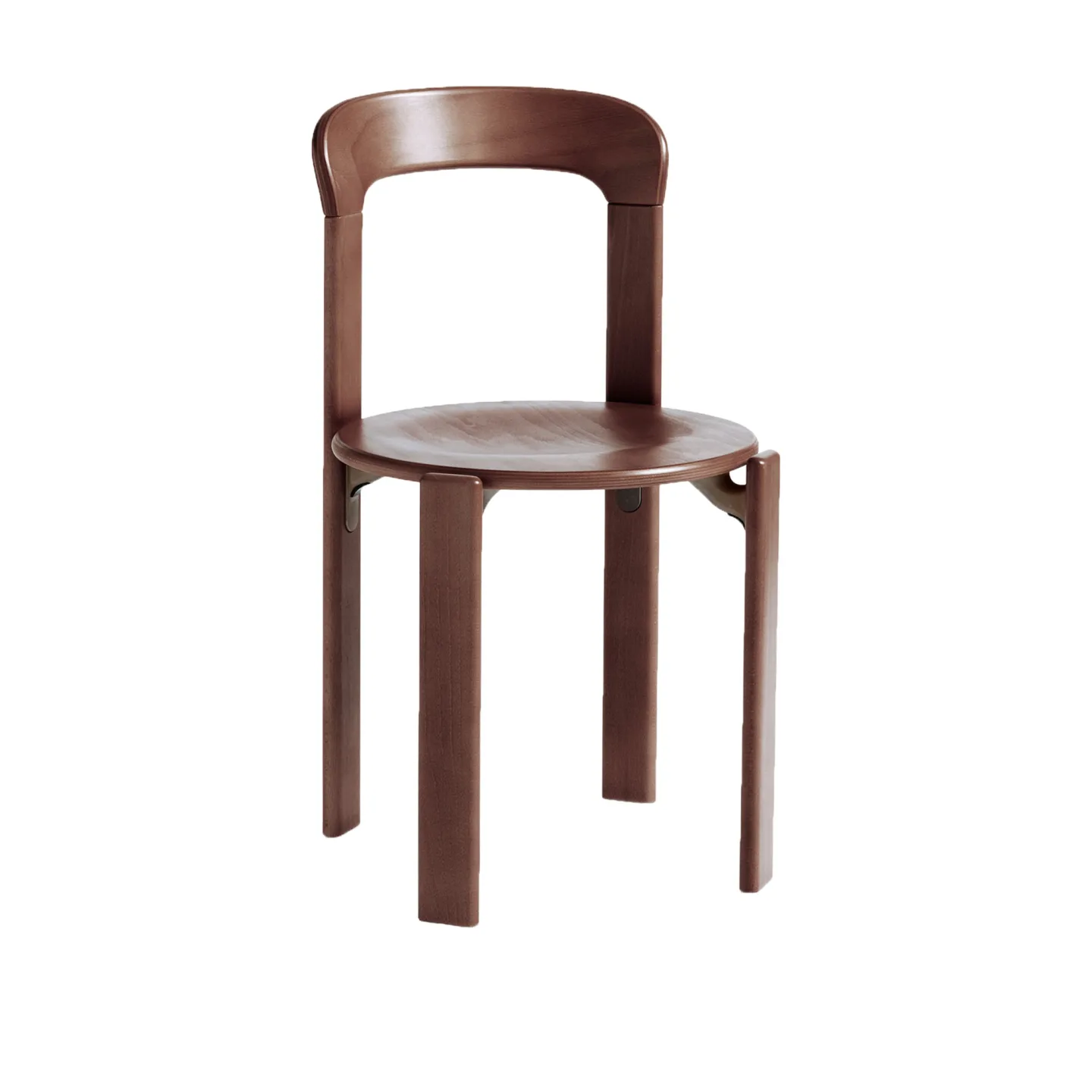 HAY - Rey Chair REY22, Umber water-based lacquered beech - Matstolar - Bruno Rey - Brun - Trä