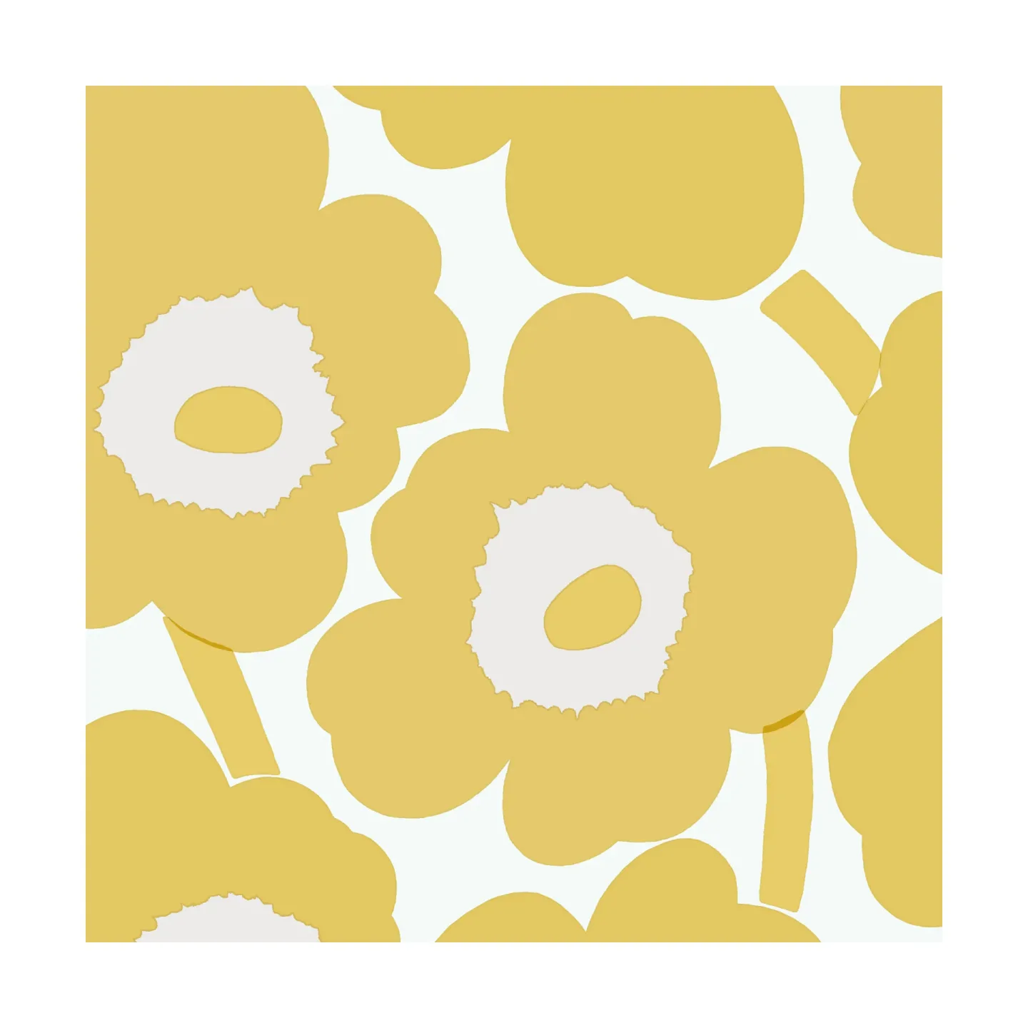 Marimekko Unikko Serviette 33x33cm 20er Pack Gold