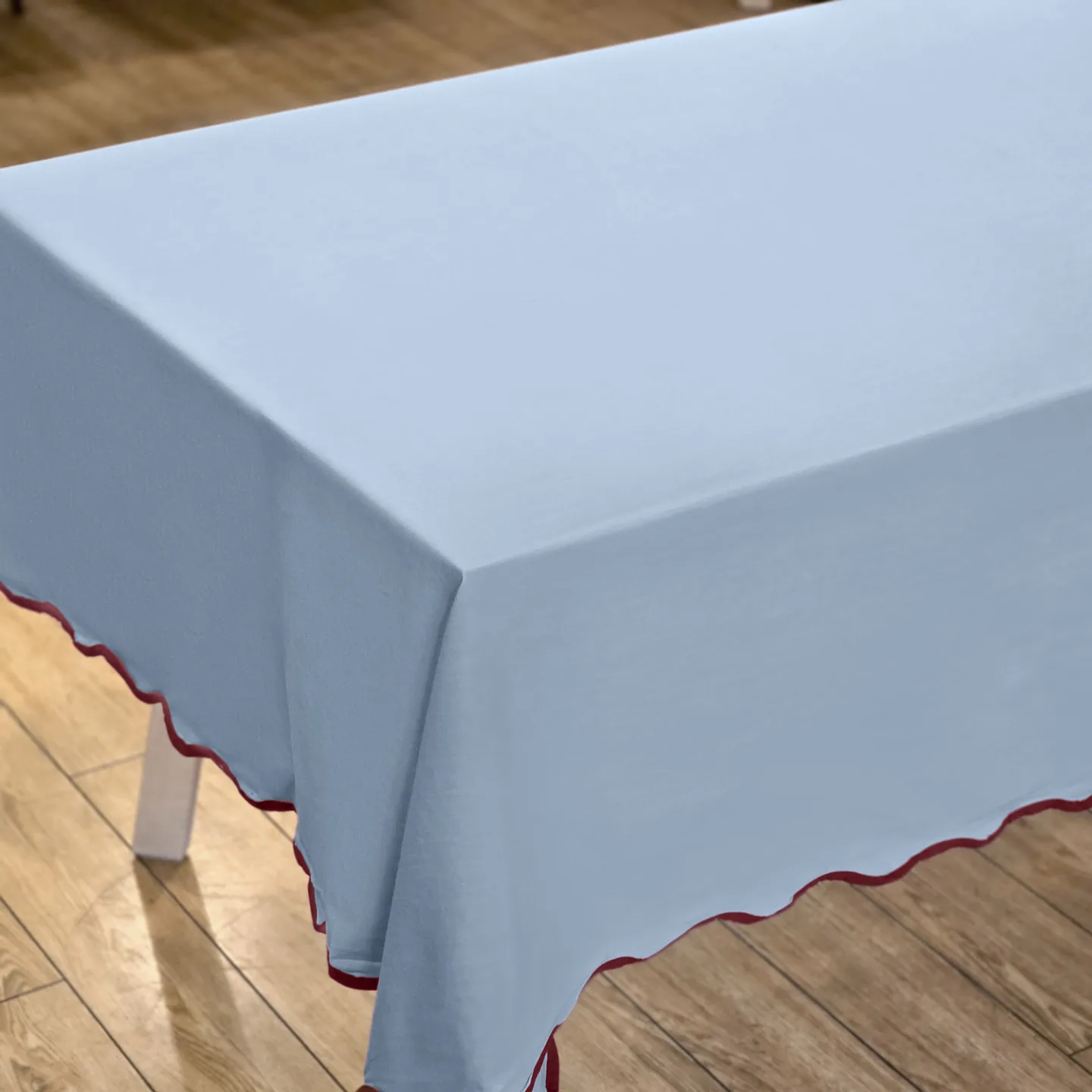 Dukar - Bomullsduk Yrsa (blå) (Størrelse: 140 x 250 cm)