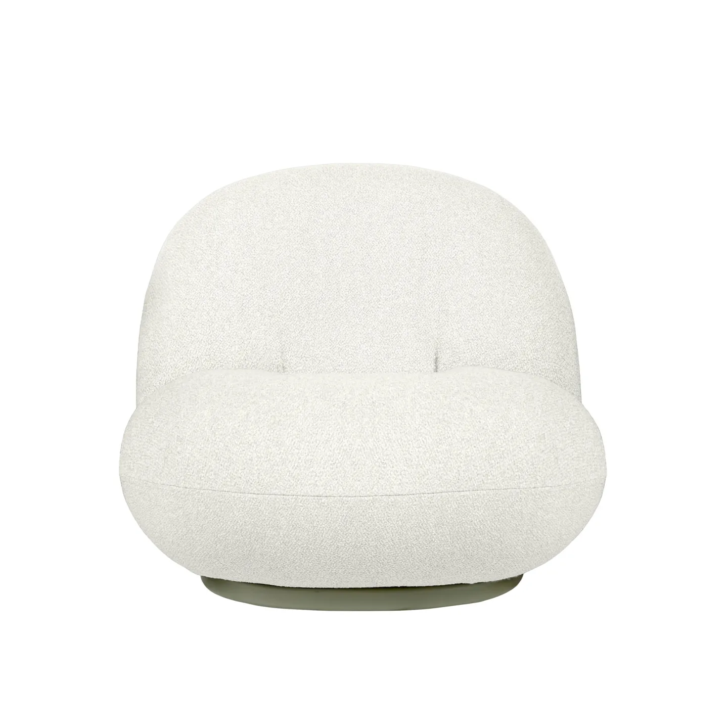 Gubi - Pacha Outdoor Lounge Chair - Fully Upholstered, Swivel, PG. B Limonta Lorkey 43 - Matstolar utomhus - Pierre Paulin - Vit - Textilmaterial
