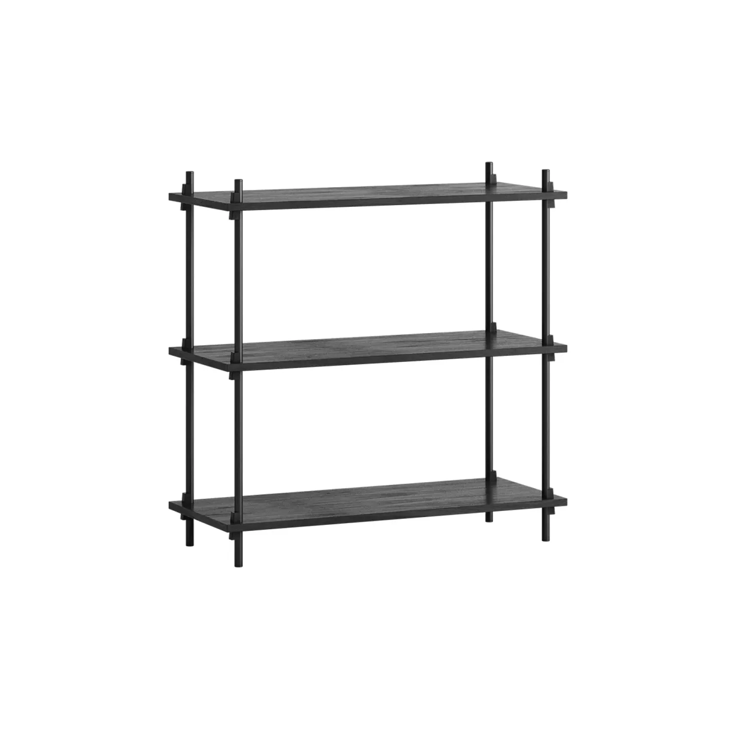MOEBE Shelving System classic hylla Black, 86x85x35 cm, S.85.1.A