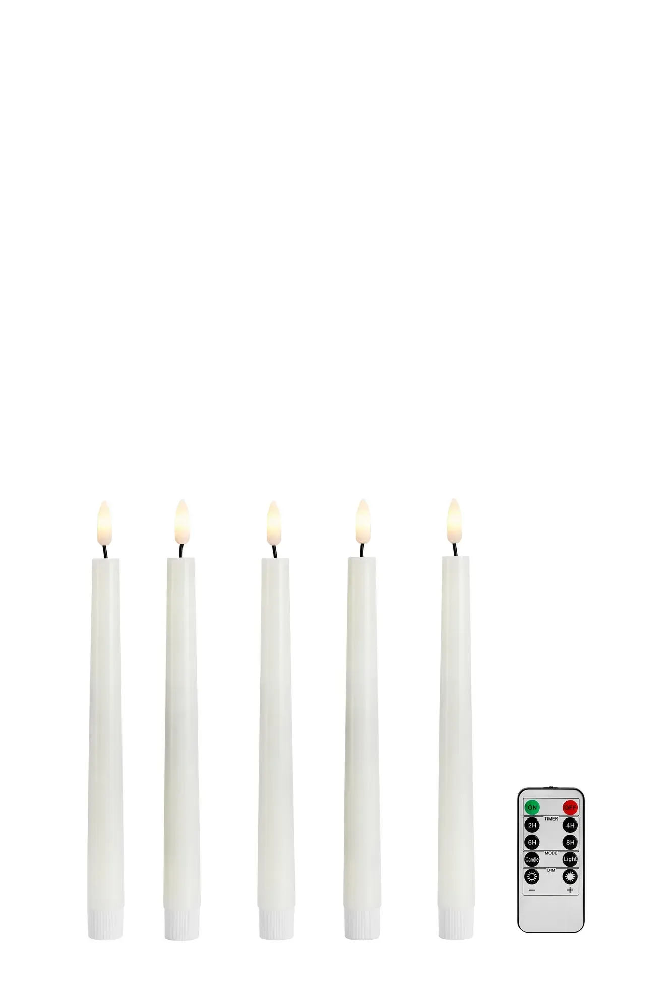Wax Ferngesteuerte LED-Wachskerzen 25 cm