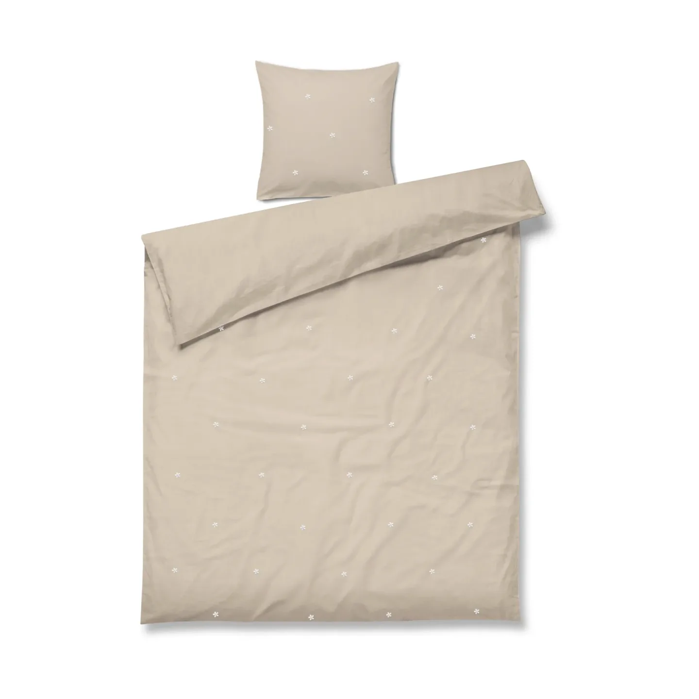Juna Daisy bäddset 150x210 cm Sand-vit