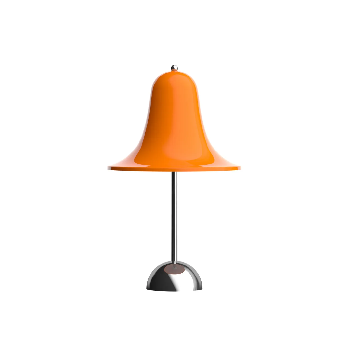 Pantop Akku-Tischleuchte orange - Verpan - Wohnzimmer - Design - Kunststoff - Mit Schirm