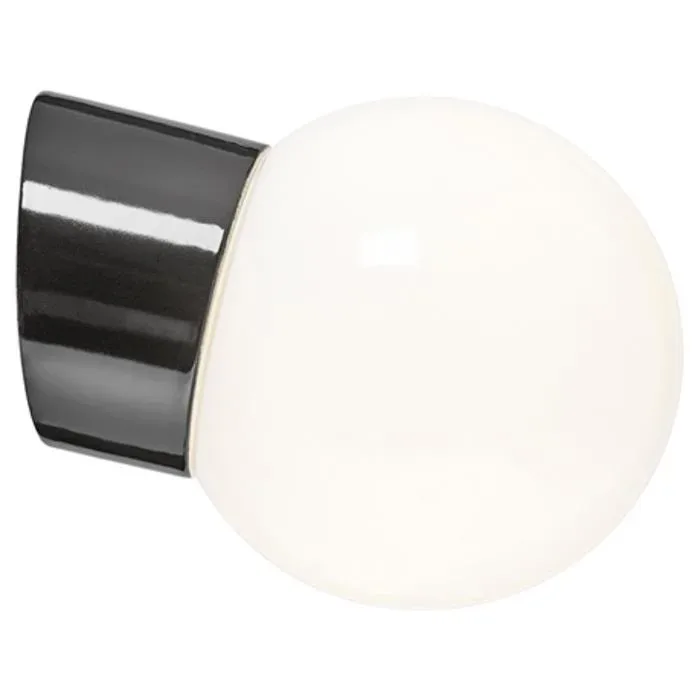 Ifö electric - Classic Glob 150 - Badrumslampa - Svart