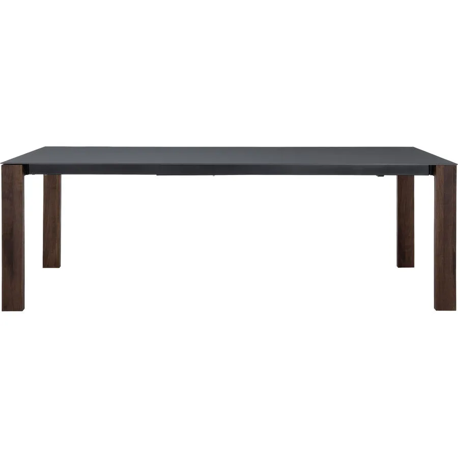 Tisch Tavoli schwarz Keramik, Nussbaum B 90 T 220 cm - Möbel Konfigurator: Traummöbel individuell zusammenstellen