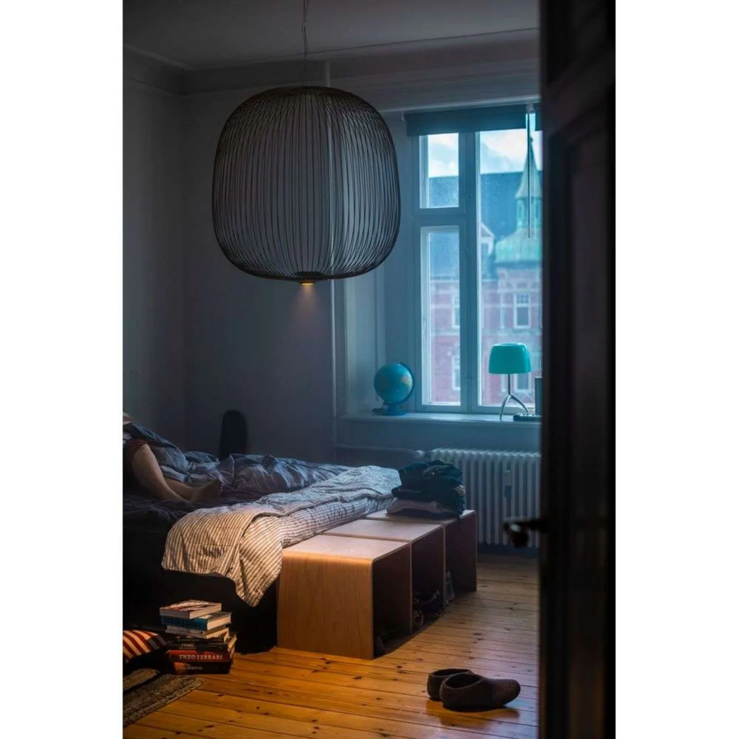 Spokes 2 Large LED Pendelleuchte Dimmbar Graphit - Foscarini - Metall