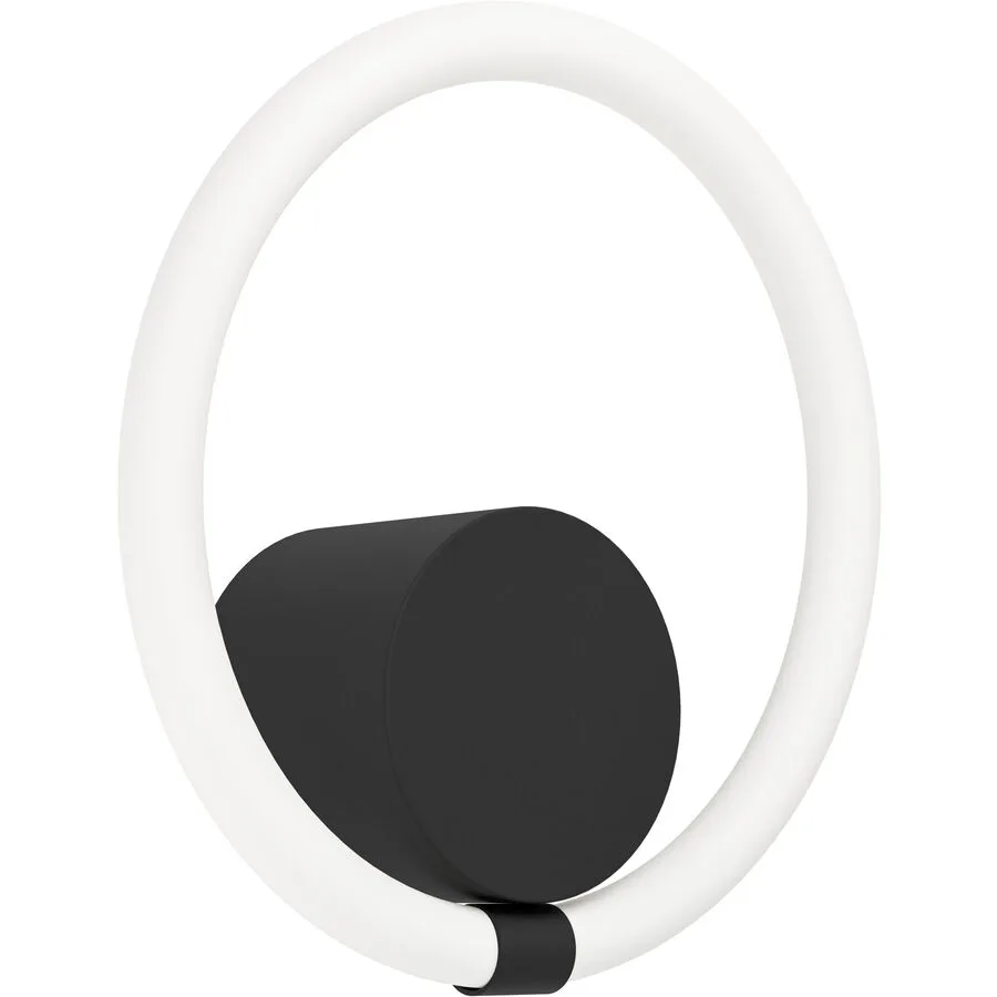 Eglo Wandlampe Caranacoa Schwarz Stahl 26 cm - LED - Lichtfarbe: Warmweiss - LED Energiesparlampen