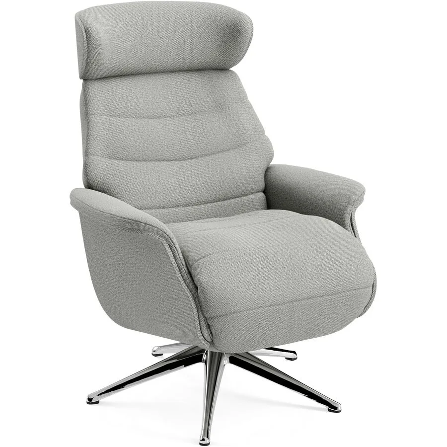 Relaxsessel Cam Denno - 1260 Slate Grey Stoff/Metall T 88 B 83 H 113 cm - Möbel Konfigurator: Traummöbel individuell zusammenstellen