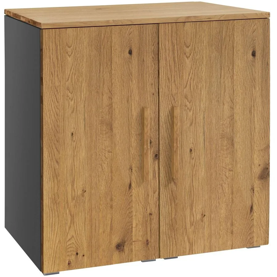 Hasena Kommode Airi anthrazit/Wildeiche Holz/MDF B 90 H 86 cm