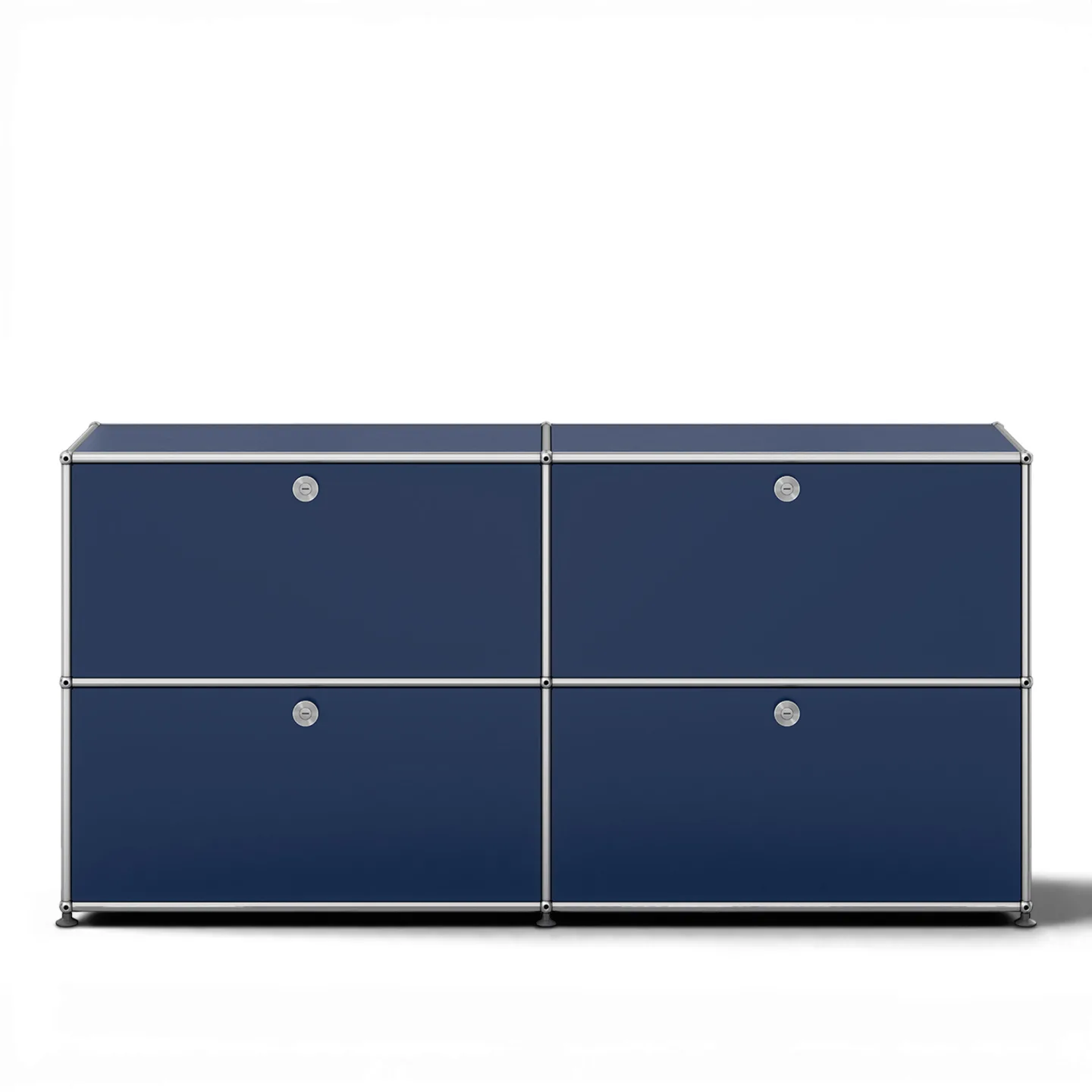 USM - USM Haller 109 Sideboard Steel Blue - Skänkar och sideboards - Fritz Haller & Paul Schärer - Blå - Metall