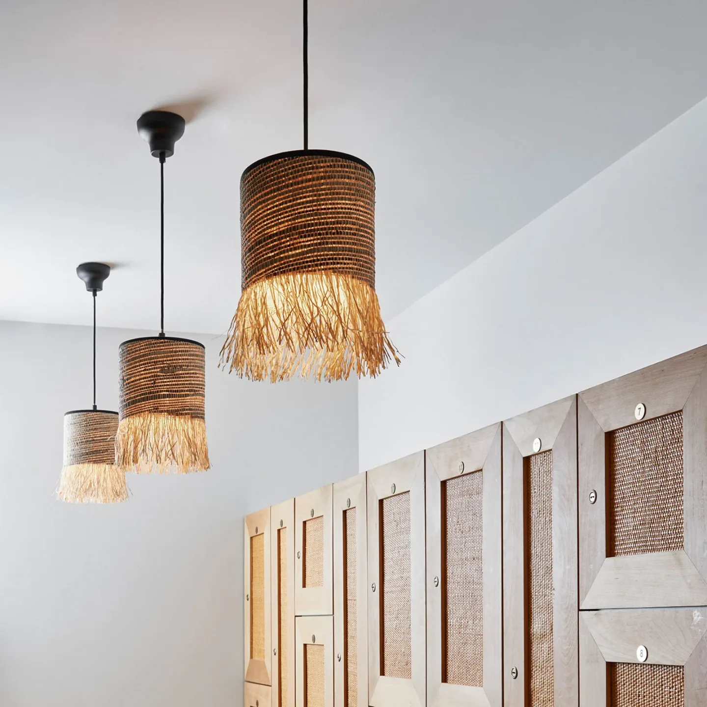 Formentera Hängeleuchte 1-flammig Ø 18 cm - MARKET SET - Wohnzimmer - Design - Einflammig