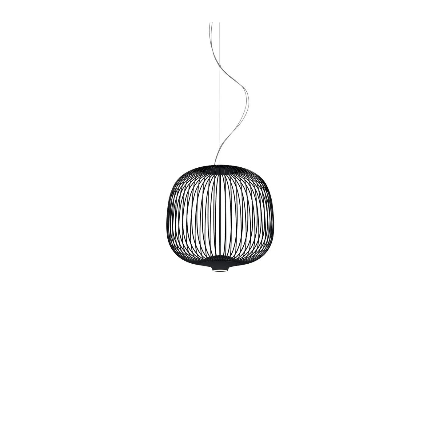 Foscarini - Spokes 2 Piccola Black - Pendellampor - Garcia Cumini - Svart