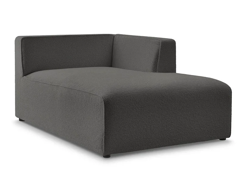 Récamière BOBOCHIC MEGEVE Boucle-Stoff dunkelgrau