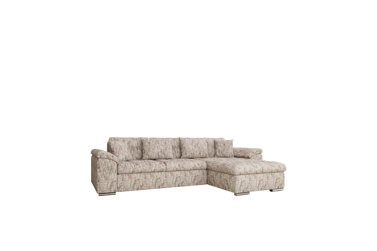 Camior Soffa med Divan 3-sits - Flerfärgad/Beige