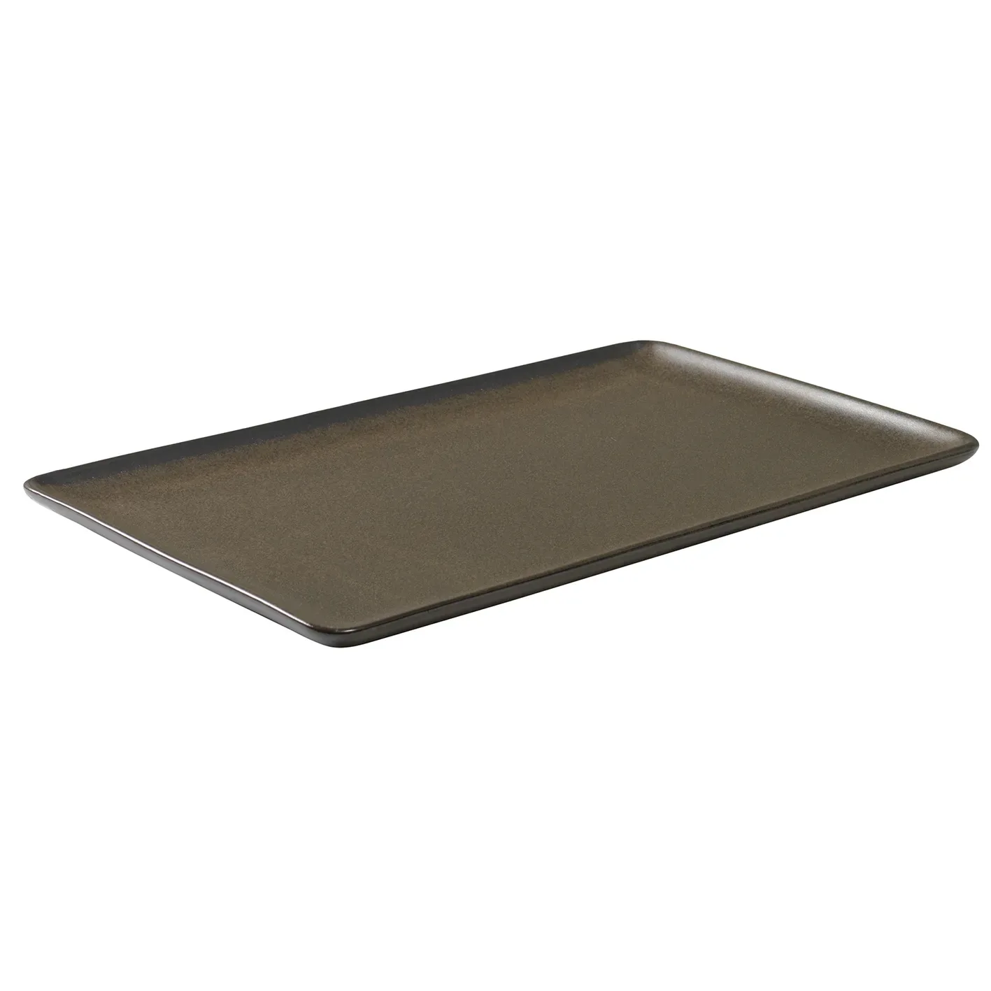 Aida Raw tallrik 31,5x20 cm Metallic brown