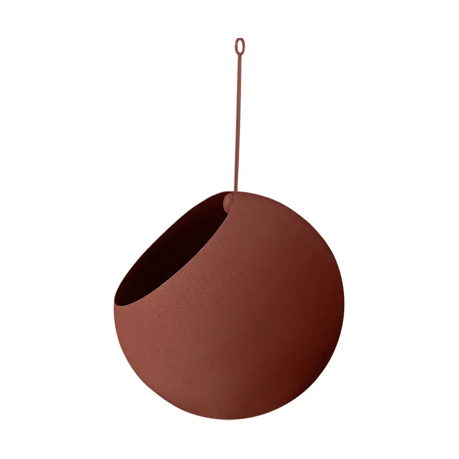 AYTM GLOBE hängender Blumentopf Ø17 cm h28 cm Gingerbread