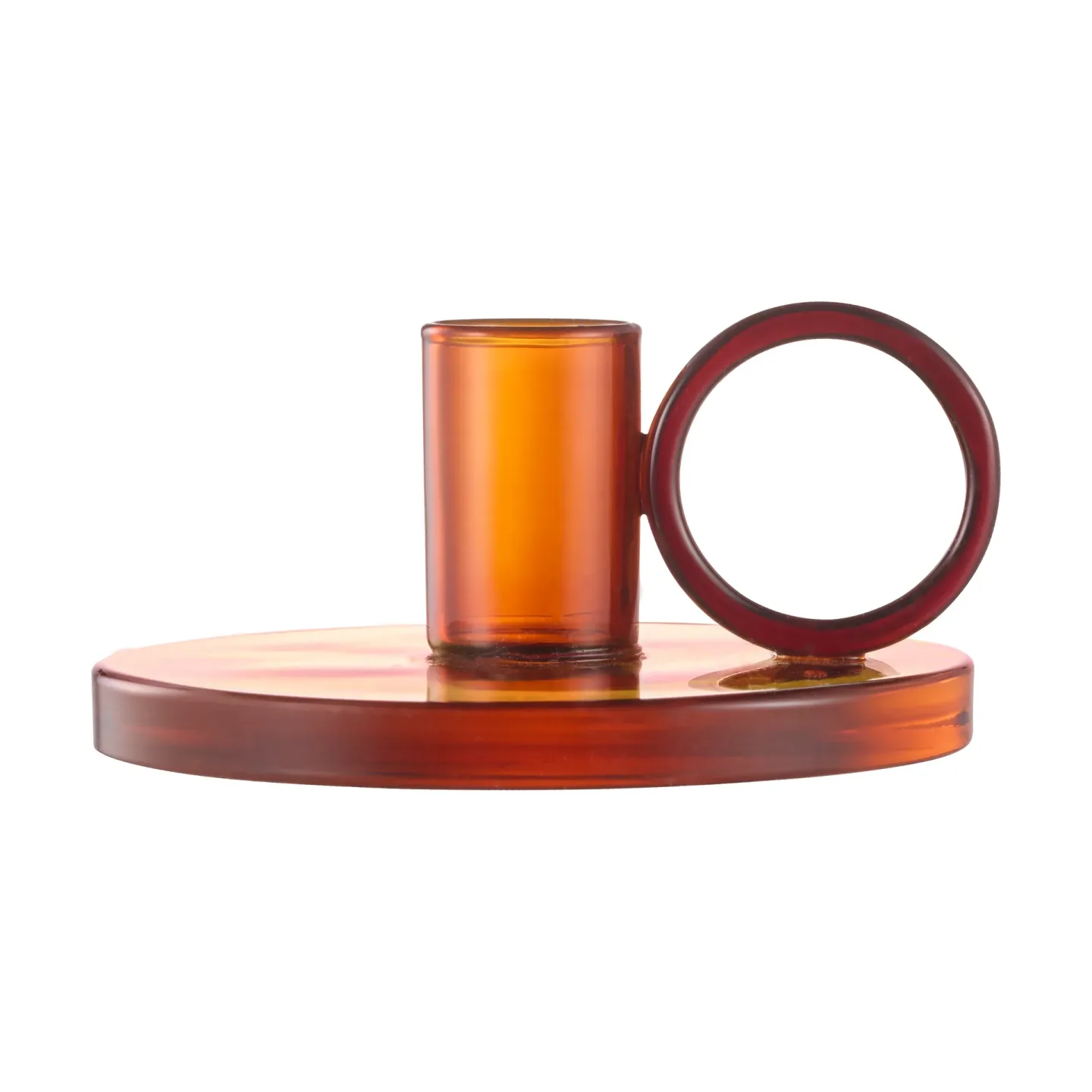 Muurla Loop Kerzenhalter Ø11 cm Amber